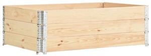 Straturi înălțate, 3 buc., 50 x 150 cm, lemn masiv de pin
