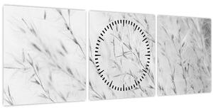 Tablou - Iarbă de pampas N⁰2 (cu ceas) (90x30 cm)