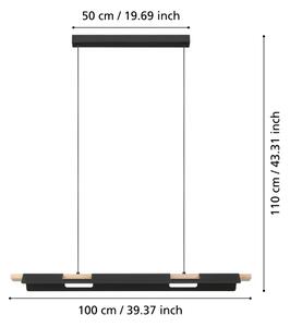 Lustră LED dimabilă pe cablu ERMUA-Z LED/27W/230V Eglo 98836