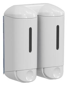 MARPLAST MARPLAST, SHOWER SMALL dozator dublu de sapun lichid, 2x170ml, alb, A94601
