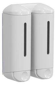 MARPLAST MARPLAST, SHOWER MEDIUM dozator dublu de sapun lichid 2x250ml, alb, A94801