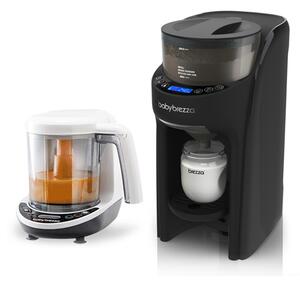 Pachet Bebe Start - Espressor lapte Formula Pro Advanced Black + Robot One Step Baby Food Maker Deluxe de la Baby Brezza