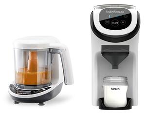 Pachet Bebe Start 6 - Espressor Lapte Praf Formula Pro MINI de la Baby Brezza + Robot One Step Baby Food Maker Deluxe