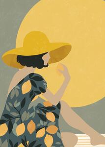 Ilustrație Lemon n the Sun, Katarzyna Gąsiorowska
