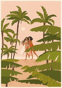 Ilustrație Tropical Paradise, Andi Bell Art