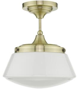 Där Lighting CAD0175 -Lustră aplicată pentru baie CADEN 1xE27/60W/230V IP44 alamă