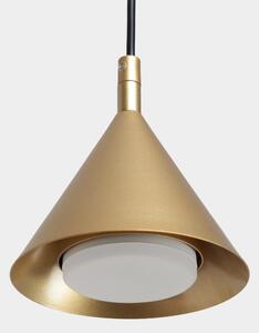 Brilagi - Lampă suspendată pe cablu CONE SINGLE 1xGX53/15W/230V aurie