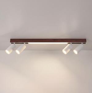 Brilagi - Spot LED SELE 4xGU10/30W/230V + LED/20W alb/decor stejar
