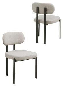 Scaun de dining Royan, gri