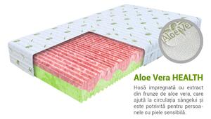 Saltea cu spumă profilată Zuno 80x200 Husă: AloeVera