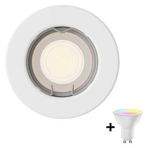 Philips - Spot încastrat LED RGBW reglabil PERIDOT 1xGU10/6,5W/230V alb + telecomandă