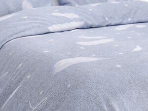 Lenjerie de pat din microfibra Culoare albastru BRYCE + husa de perna 40x50 cm gratuit