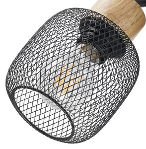 Brilagi - Spot BASKLITE 3xE27/15W/230V lemn/negru
