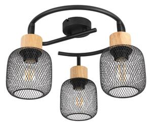 Brilagi - Spot BASKLITE 3xE27/15W/230V lemn/negru