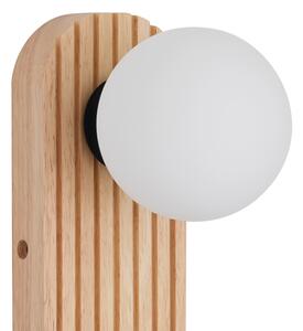 Brilagi - Aplică de perete cu spot MODERN WOOD 1xG9/5W/230V+1xGU10/8W lemn