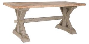 Masa din lemn natur, dreptunghiulara, 180x80x76cm