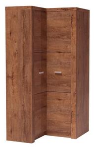 Dulap de colț Serfeno 111Cenușă, 19x11x9cm, Uși dulapUși dulap: Cu balamale