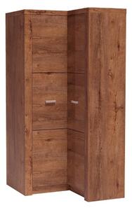 Dulap de colț Serfeno 110Cenușă, 19x11x9cm, Uși dulapUși dulap: Cu balamale