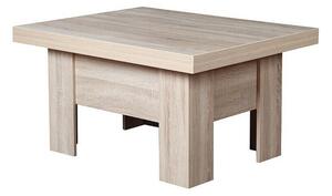 Măsuță de cafea extensibila Stanton 102Stejar Sonoma, 5x8x10cm, PAL laminat, Unghiular