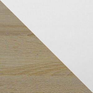 Masă Victorville 185Alb, Stejar Sonoma, 8x9x16cm, ExtensieExtensie, MDF, Lemn