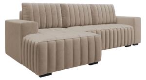 Colțar Columbus 154, Funcția de dormit, Spațiu de depozitare, 240x140x85cm, 104 kg, Picioare: Lemn, Lemn: Pin
