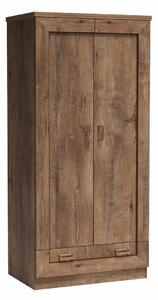 Dulap Lircava 106Stejar lefkas, 19x9x6cm, Uși dulapUși dulap: Cu balamale