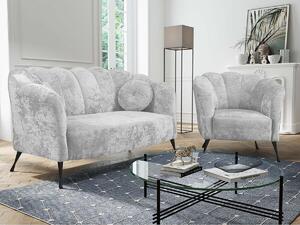 Set mobilier tapițat Providence 152Gri deschis, Tapiterie