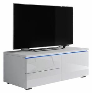 Comodă TV Uva VIAlb lucios, Alb, 10x4x5cm