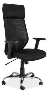Scaun ergonomic cu brate negru Q-211, inaltime reglabila, 69X46X115/12