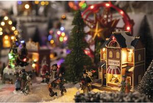 Scenă decor Crăciun cu LED 7,5x10 cm