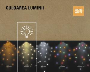 Ghirlandă luminoasă 1000 LED-uri pentru exterior Lafiora 30 m alb cald