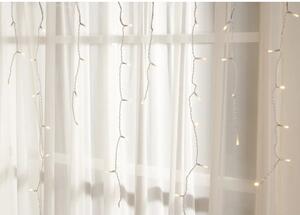 Ghirlandă luminoasă țurțuri 160 LED-uri pentru exterior și interior Lafiora 3 m alb cald