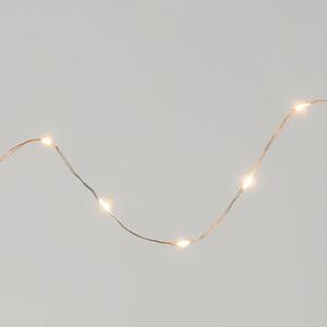 Ghirlandă luminoasă 20 LED-uri pentru interior Lafiora 95 cm alb cald chihlimbar