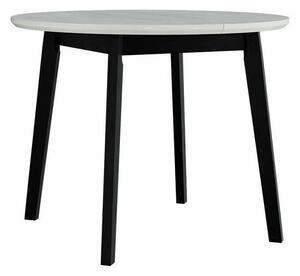 Masă Victorville 184Negru, Alb, 8cm, ExtensieExtensie, MDF, Lemn