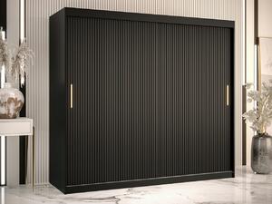 Dulap Hartford 400Negru, 20x20x6cm, Uși dulapUși dulap: Glisante