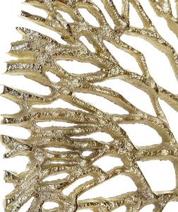 Deco Golden Coral din metal auriu 34x49 cm