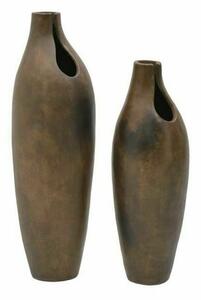 Set 2 vaze inalte, Ceramica, Bronz, Norina