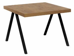 Măsuță de cafea Germantown 110Stejar Lancelor, Negru, 4x6x6cm, PAL laminat, Unghiular