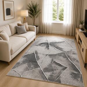 Covor Modern, Elma EL003, Gri, Diverse Dimensiuni, 1300 gr mp