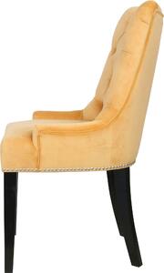 Set 2 scaune Everett mustar 55/62/93,5 cm