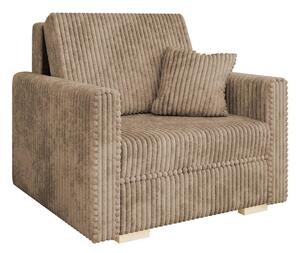 Fotoliu Solrin IMaro deschis, 9x10x10cm, Tapiterie, PicioarePicioare: Lemn, Mobilier deja asamblatMobilier deja asamblat