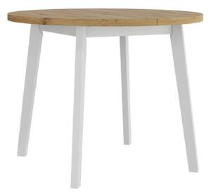 Masă Victorville 358Alb, Stejar artizan, 8cm, ExtensieExtensie, PAL laminat, Lemn
