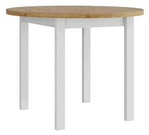 Masă Victorville 355Stejar artizan, Alb, 8cm, ExtensieExtensie, PAL laminat, Lemn