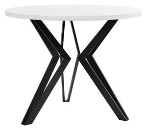 Măsuță de cafea Dearborn 105Negru, Alb, 5cm, PAL laminat, Rotund