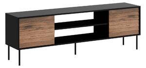 Comodă TV Flosoru 104Negru, Nuc, 18x6x4cm