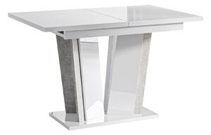 Masă Goodyear 130Beton, Alb lucios, 8x8x12cm, ExtensieExtensie, PAL laminat, PAL laminat