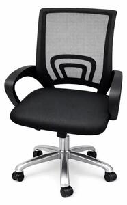 Scaun de birou ergonomic FlexiPro cu spatar mesh, BLACK -dimensiuni 1000*550 mm