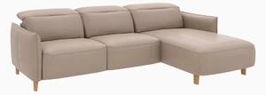 Canapea Flamingo cu sezlong electric
