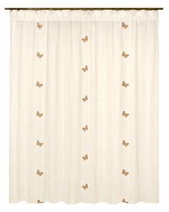 Perdea fluturi maro 215x245 cm