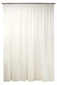 Perdea Velaria voal premium ivoire cu patina aurie, 300x250 cm